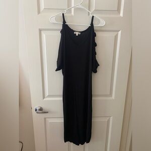 Zeana Outfitters Black Midi Dress